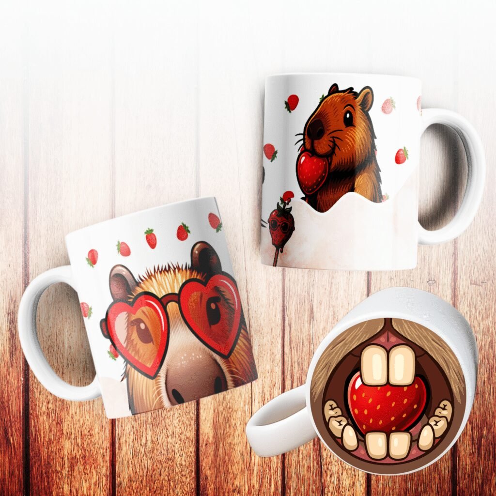 Capivara Bocão - Estampas Canecas - Imagem 8
