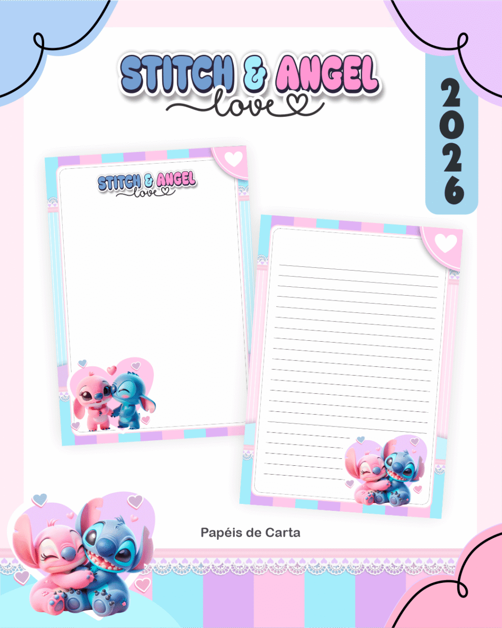 BOX Stitch e Angel - Escolar 2026 (Pamella) - Imagem 5