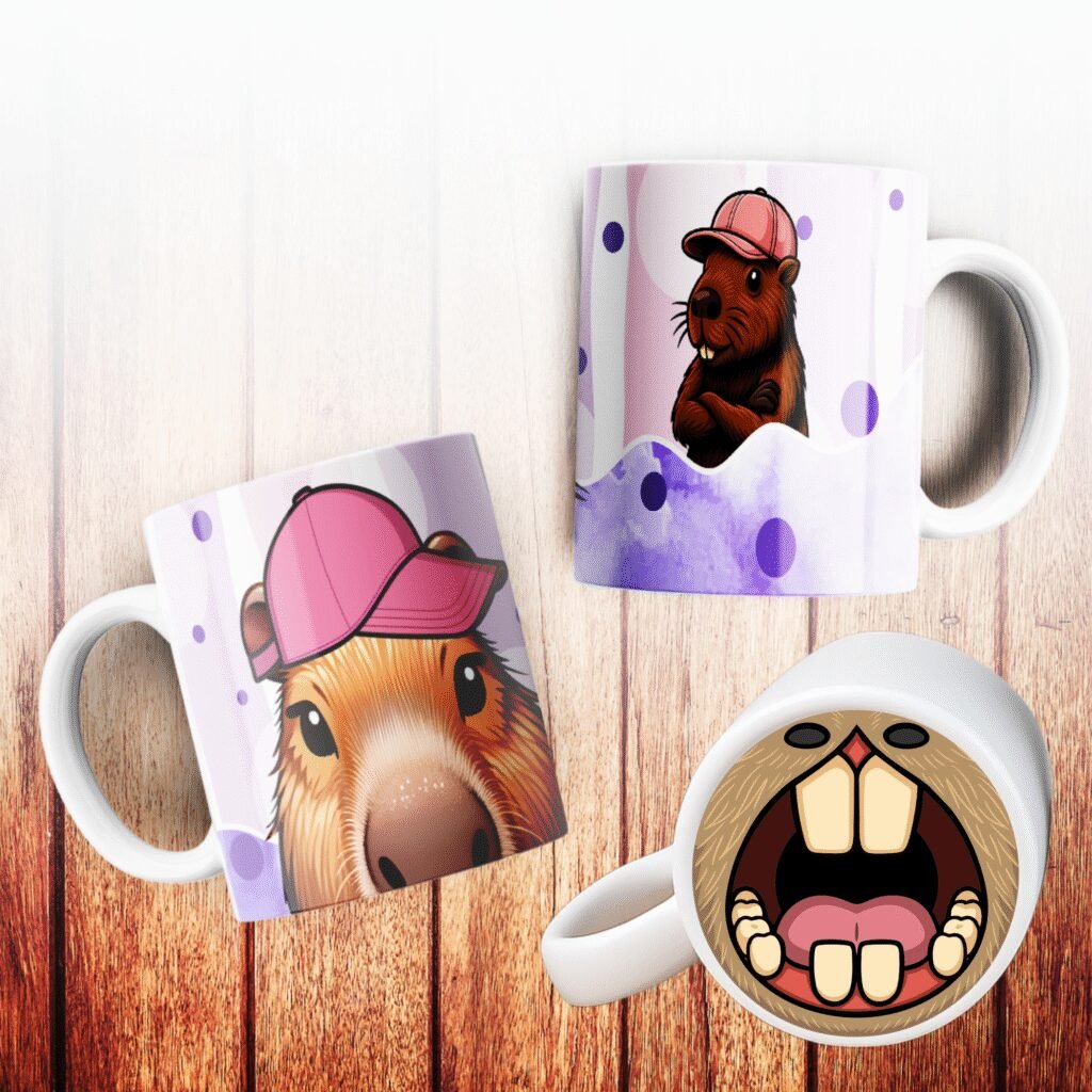 Capivara Bocão - Estampas Canecas - Imagem 7