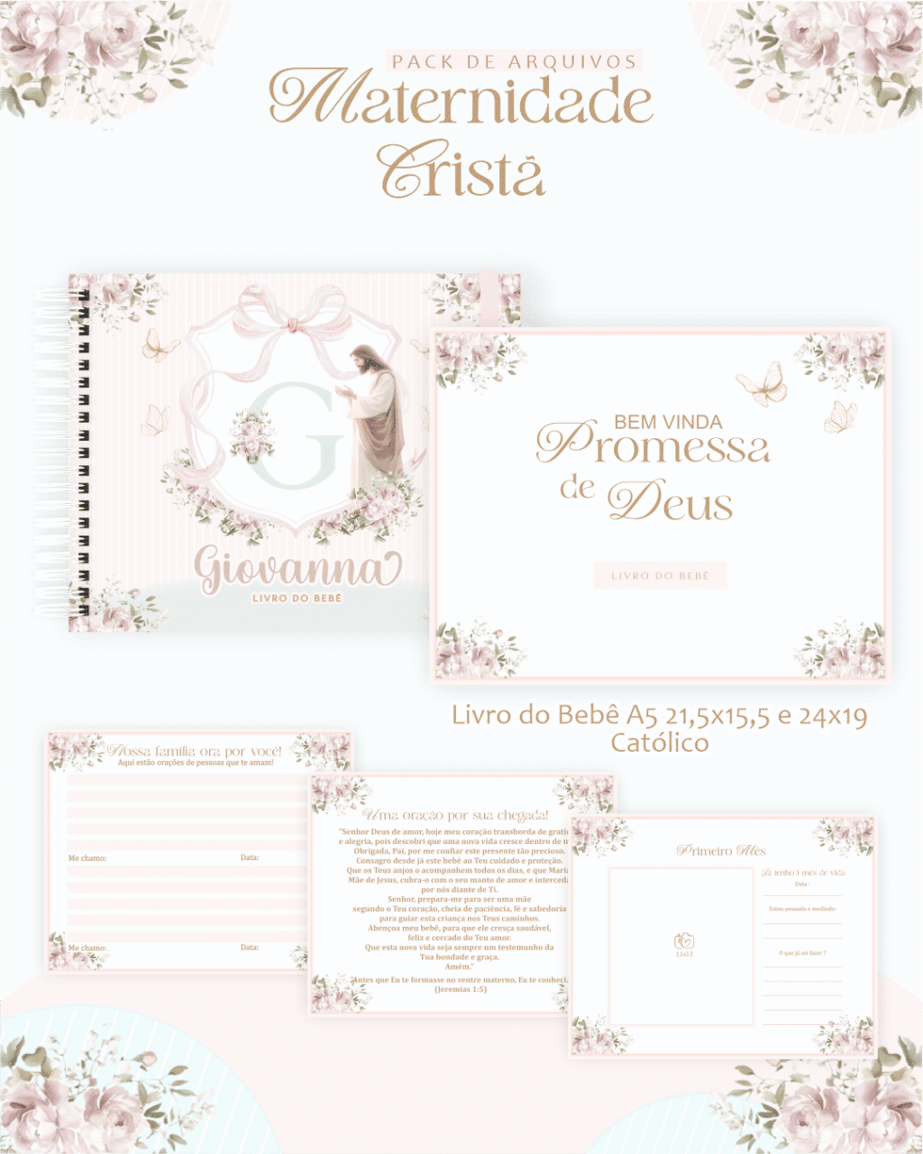 Monograma Jesus - Maternidade - Imagem 3