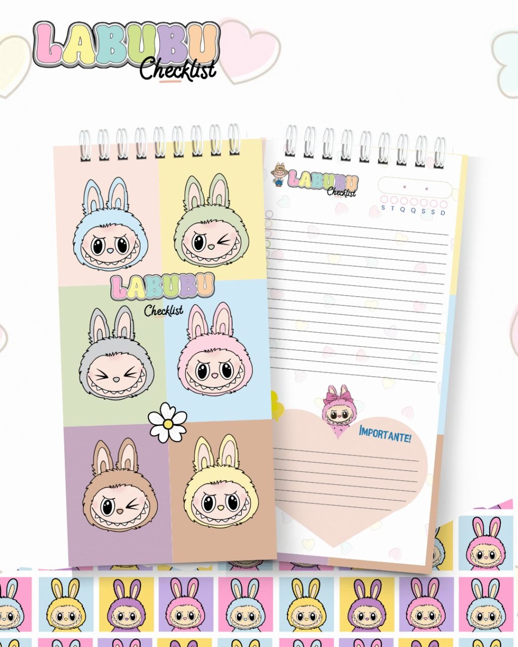 Labubu CheckList Slim - Imagem 1