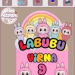 Labubu - Topo de Bolo