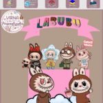 Labubu - Topo de Bolo