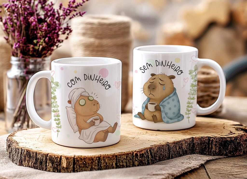 Capivara Irônica - Estampas Canecas - Imagem 5