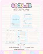 Combo Miolos Neutros - Escolar 1.0 2026 (Pamella) - Imagem 4