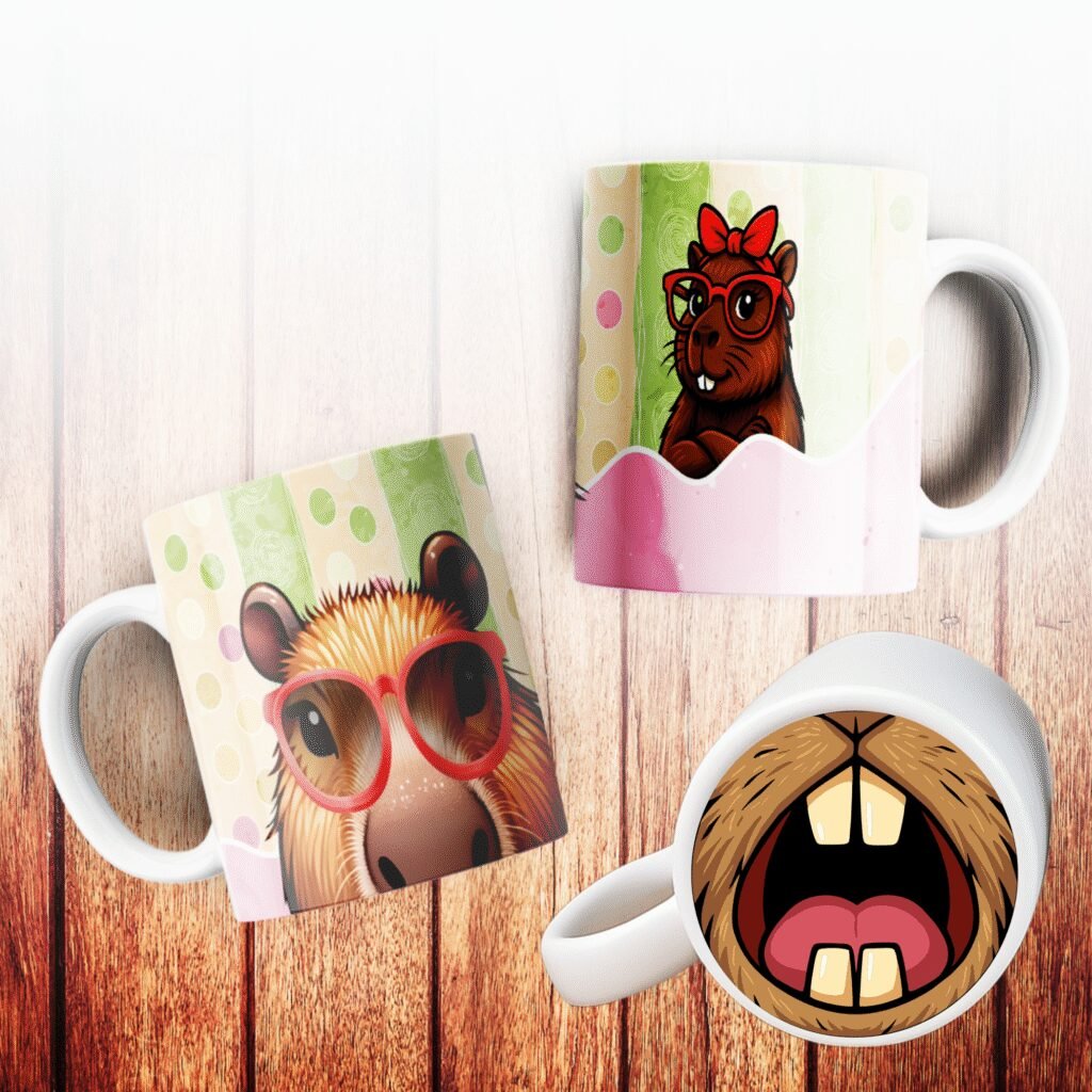 Capivara Bocão - Estampas Canecas - Imagem 2