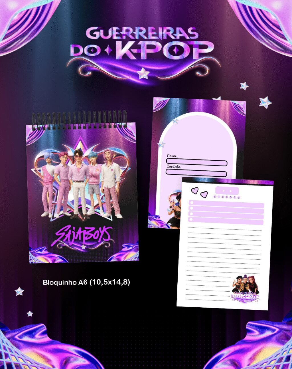 BOX Guerreiras do K-Pop - Escolar 2026 (Pamella) - Imagem 4