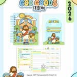 BOX Bobbie God Cristão Menina | Menino - Escolar 2026 (Pamella) - Imagem 8