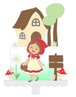 Chapeuzinho Vermelho - Topo de Bolo - Imagem 2