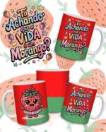 Docinho Box Morango do Amor - Artes para Caneca