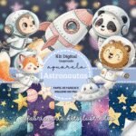 Inspirado Astronautas - Kit Digital