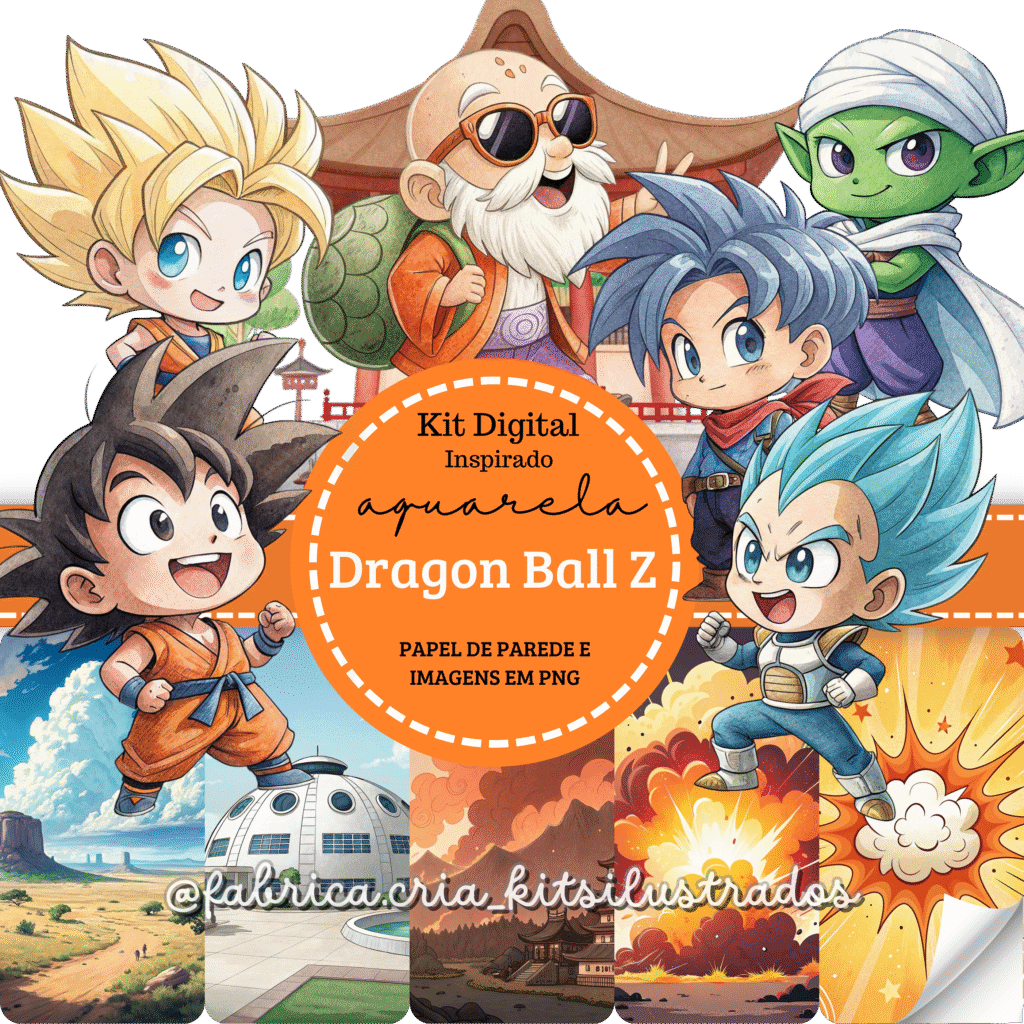 Inspirado Dragon Ball Z - Kit Digital - Imagem 1