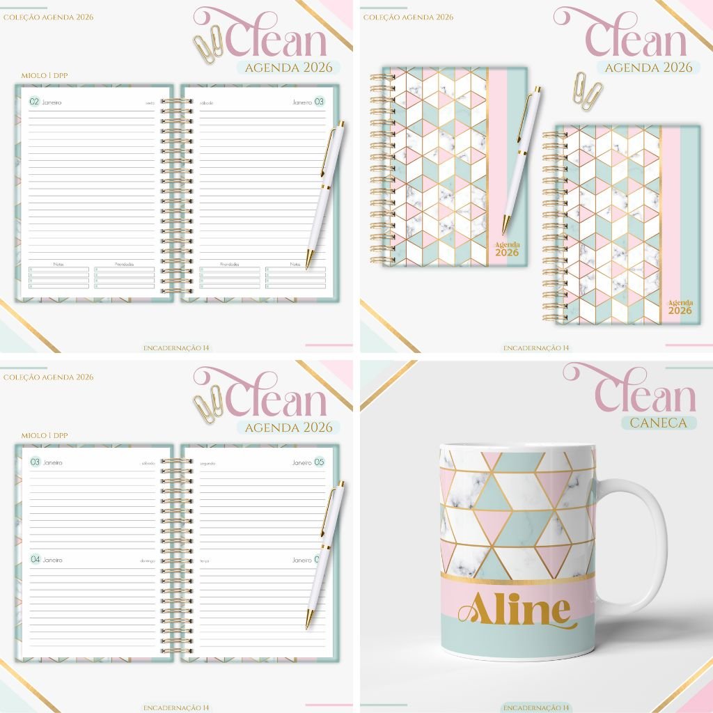 Basic Rose Green - Coleção Basic Clean 2026 (Lina) - Imagem 1
