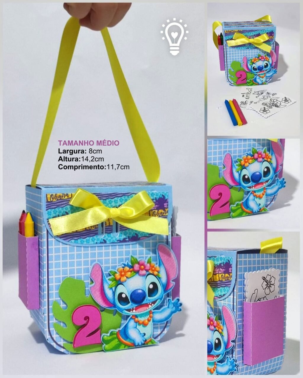Caixa Mochila Stitch - Imagem 1
