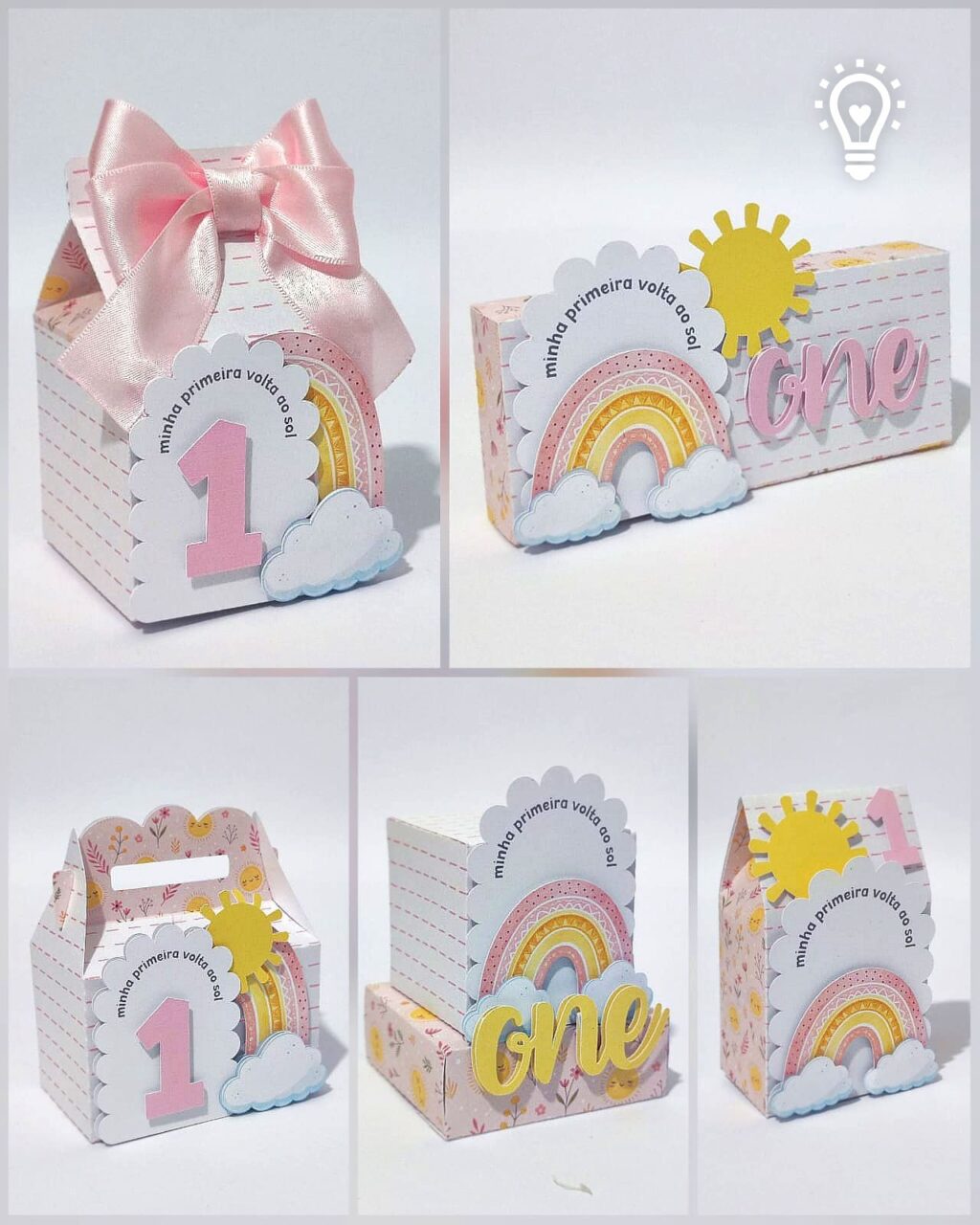 Primeira Volta ao Sol Menina - Kit Festa Pronta - Imagem 1