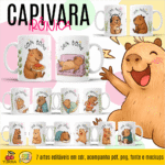 Capivara Irônica - Estampas Canecas