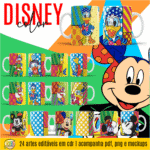 Disney Color - Estampas Canecas