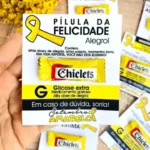 Cartão Chiclete - Setembro Amarelo