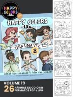 Happy Colors - Combo Vol 19 e 20 + Cards - Princesas 2.0 (Tita) - Imagem 8