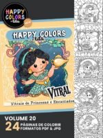 Happy Colors - Combo Vol 19 e 20 + Cards - Princesas 2.0 (Tita) - Imagem 2
