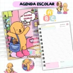 Agenda Escolar Menina 2026 - Bobbie Goods