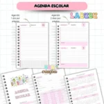 Agenda Escolar Menina 2026 - Labubu - Imagem 3
