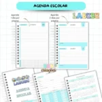 Agenda Escolar Menino 2026 - Labubu - Imagem 3