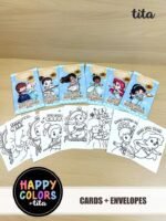 Happy Colors - Combo Vol 19 e 20 + Cards - Princesas 2.0 (Tita) - Imagem 4