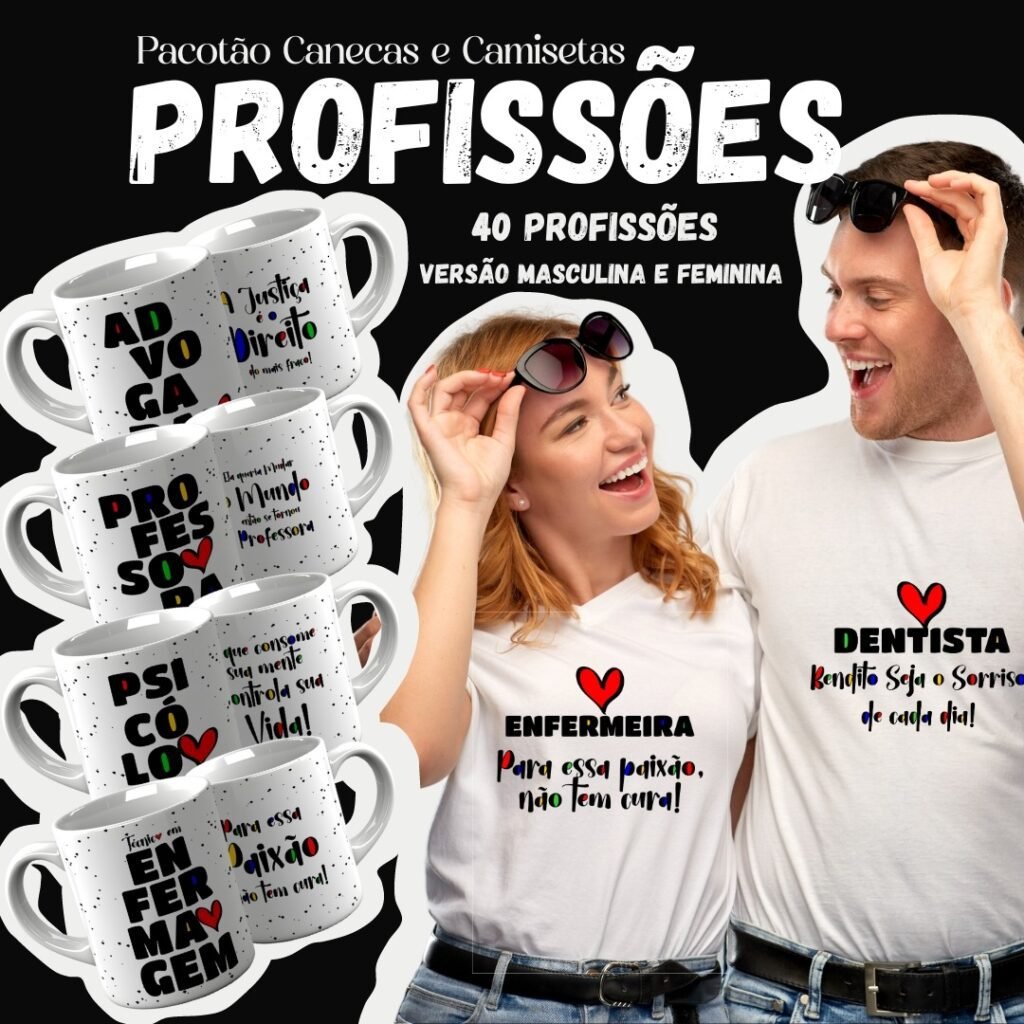 Profissões Canecas e Camisetas - Imagem 1