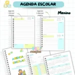 Agenda Escolar Menino 2026 - Bobbie Goods - Imagem 2