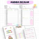 Agenda Escolar Menina 2026 - Bobbie Goods - Imagem 5