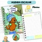 Agenda Escolar Menino 2026 - Bobbie Goods - Imagem 4