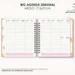 Miolo Big Agenda Visão Semanal 2026 (Moldes da Lê)
