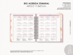 Miolo Big Agenda Visão Semanal 2026 (Moldes da Lê) - Imagem 3