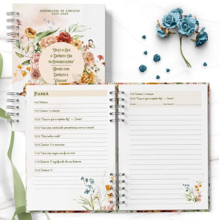 Caderno Assembleias Circuito 2025 e 2026 COM OS TEMAS (Bicho Papel) - Imagem 2