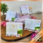 4 modelos de mini calendários de mesa religioso 2026 - Imagem 4