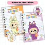 Agenda Escolar Menina 2026 - Labubu