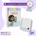 Combo 5 estrelas - Caderno Professora A5 (Luminous) - Imagem 2