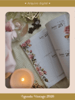Miolo Agenda Vintage 2026 Costura (Perfeito Miolo) - Imagem 3
