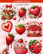 Morango do Amor - Kit Digital - Imagem 4