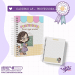 Combo 5 estrelas - Caderno Professora A5 (Luminous) - Imagem 3