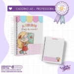 Combo 5 estrelas - Caderno Professora A5 (Luminous) - Imagem 5