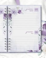 COMBO 8 Agendas 2026 e Permanente COM VERSÍCULOS e SEM VERSÍCULOS Violeta(Bicho Papel) - Imagem 2