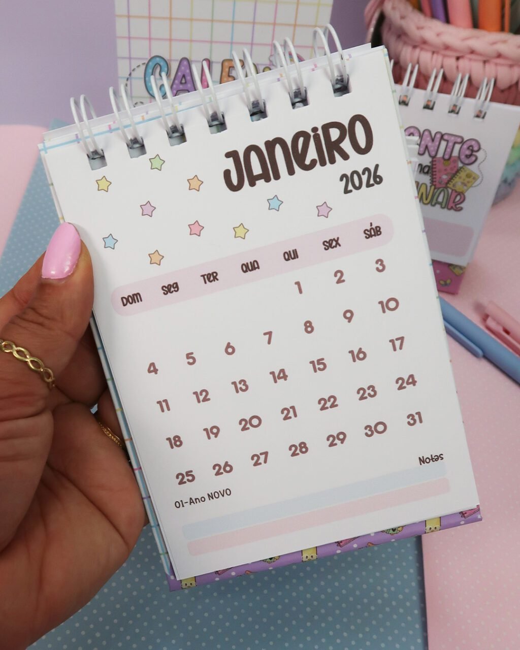 Calendários A6 e Mini 2026 – Professores (Mimos Personalizados) - Imagem 2