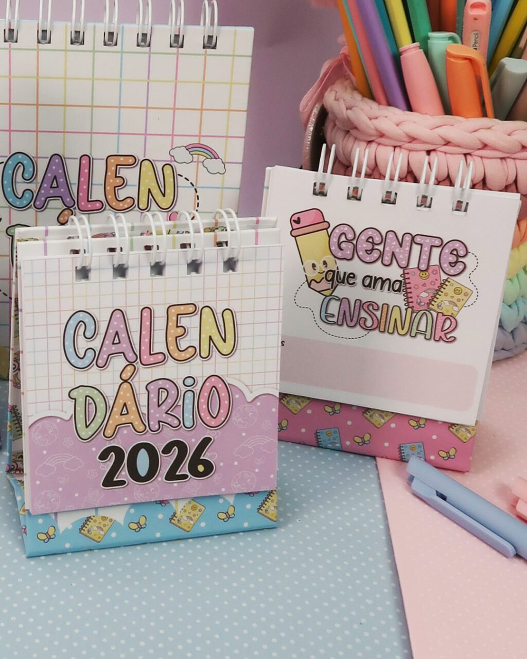 Calendários A6 e Mini 2026 – Professores (Mimos Personalizados) - Imagem 5