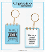 Chaveiro Motivacional Masculino (Lina)