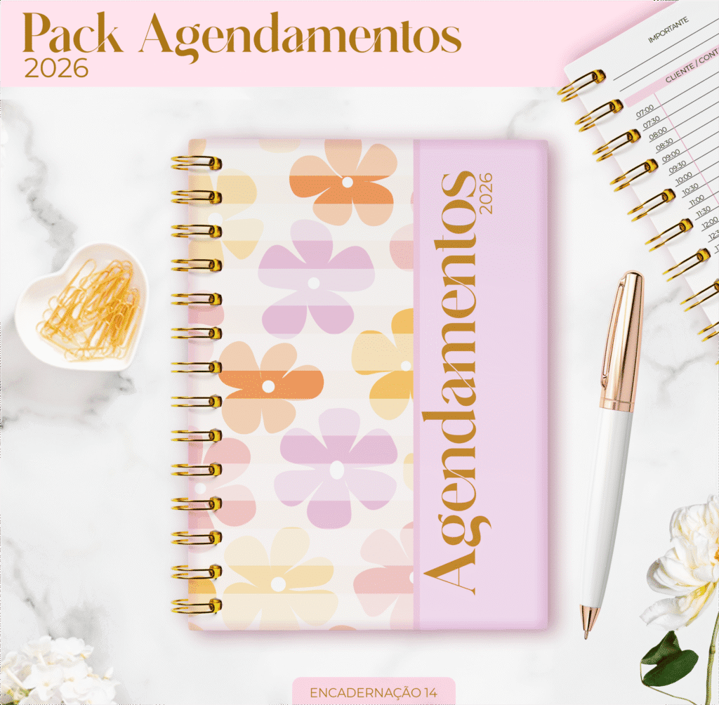 Combo Agendamentos 2026 (Lina) - Imagem 1