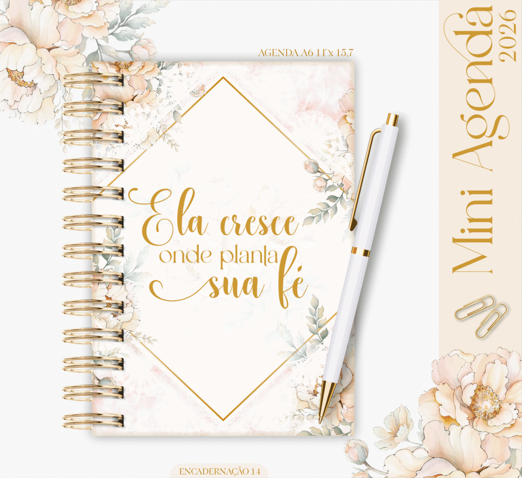 Agenda A6 2026 (Lina) - Imagem 1