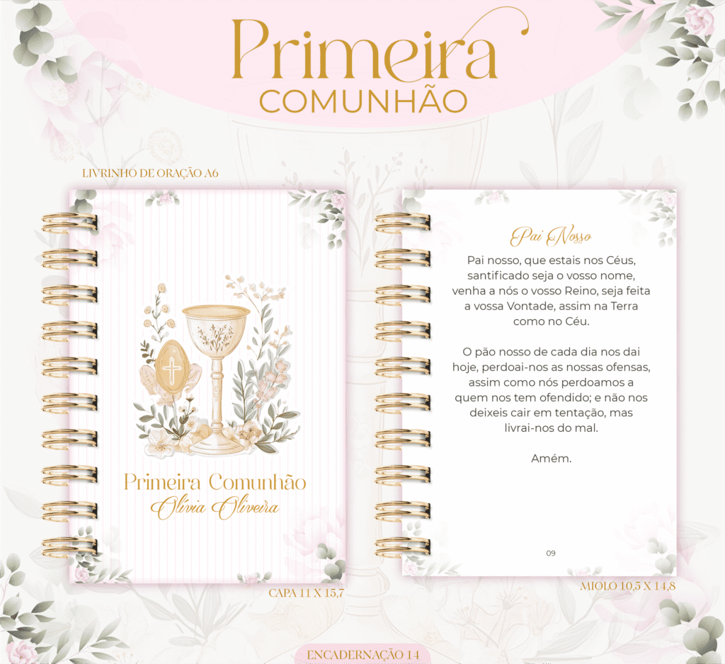 Kit Primeira Comunhão Menina (Lina) - Imagem 1