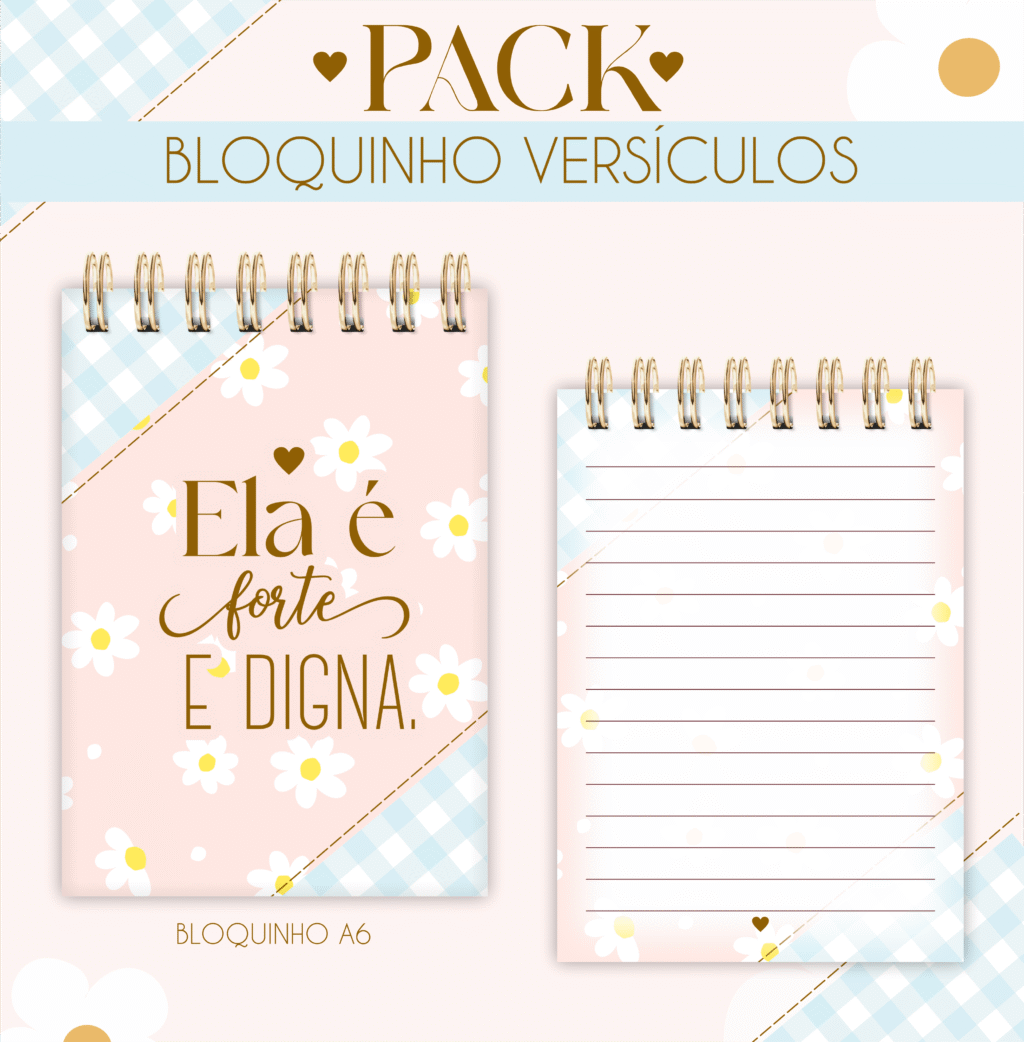 Bloquinhos Versículos (Lina) - Imagem 2